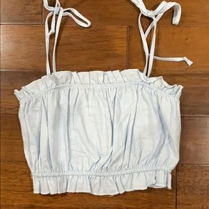 L.A. HEARTS LIGHT BLUE TANK TOP